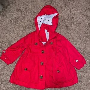 Red toddler jacket